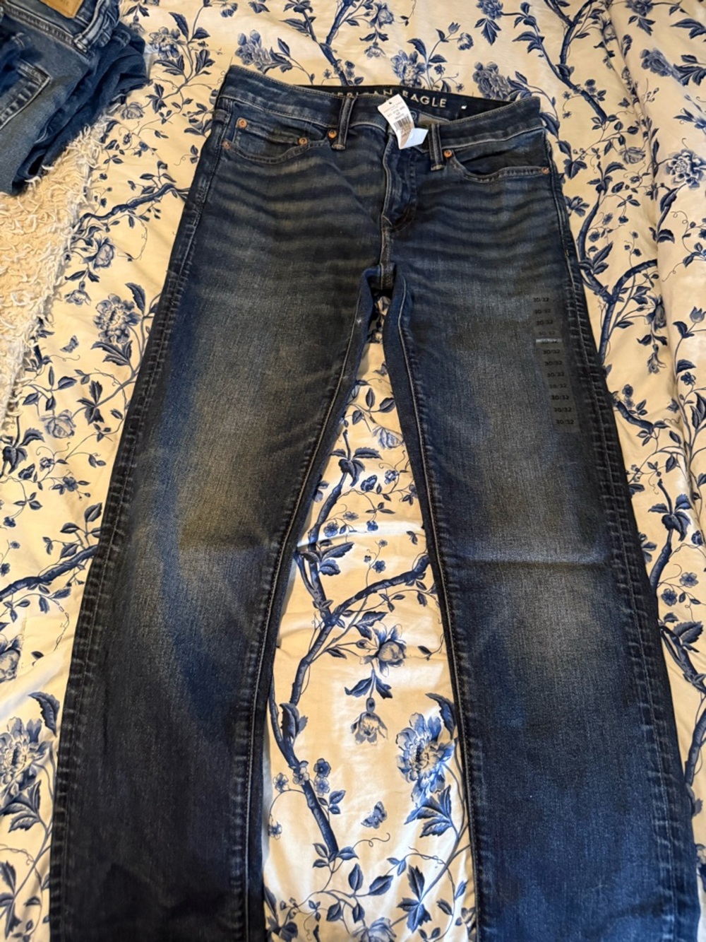 American Eagle Outfitters Men’s Skinny Jeans - Dark Blue Wash